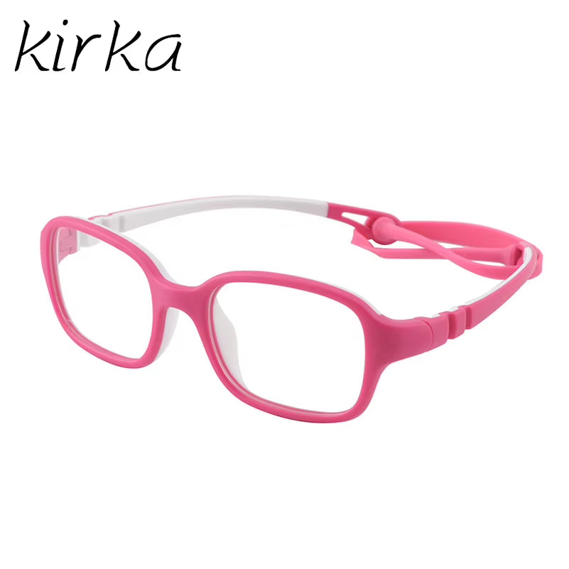 Children Glasses Frame TR90 Rectangle Glasses Flexibl Glasses Frame Optic Frame Reading Glasses Optic Glasses Myopia Glass