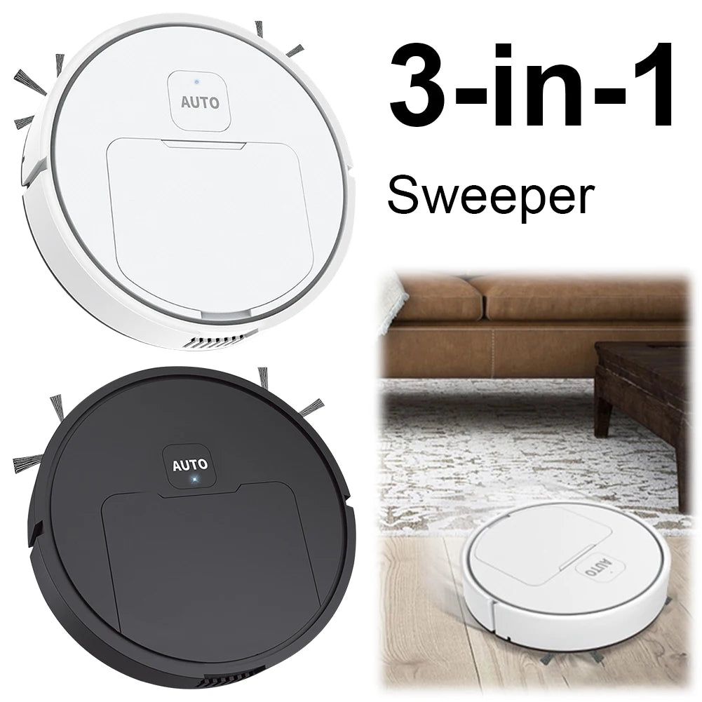 3-In-1 Robot Vacuum Cleaner USB Rechargeable Smart Navigation to Avoid Objects Automatic Cleaning Sweeping Machine Sweeper Robot