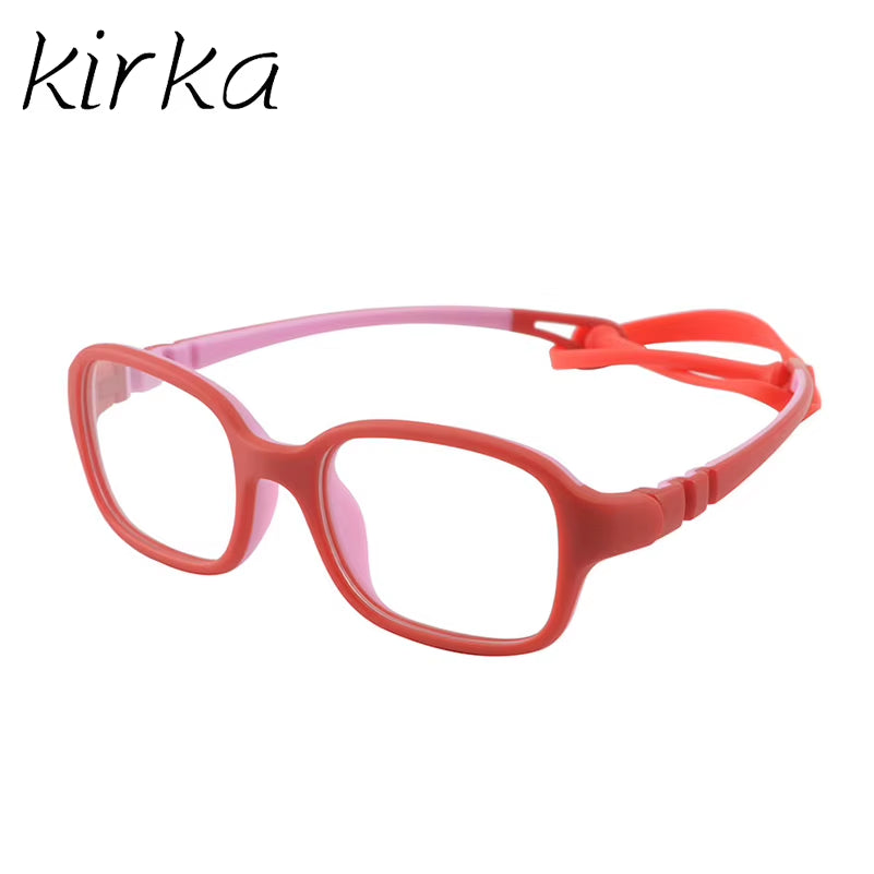Children Glasses Frame TR90 Rectangle Glasses Flexibl Glasses Frame Optic Frame Reading Glasses Optic Glasses Myopia Glass